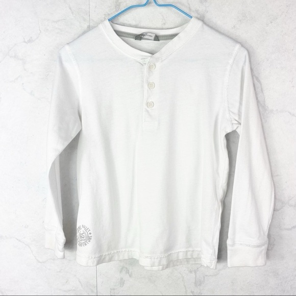 [Lindex] White Button Down Tee - Picture 1 of 2